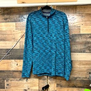 Blue 1/4 zip pullover XL